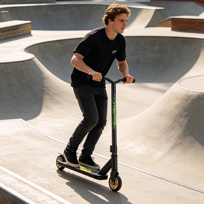 Pro Scooters Stunt Scooter For Kids 8 Years and Up Adults Complete Trick Scooter for Intermediate,Beginner,Advanced and Professional Riders Teens Cool Pro Scooter for Freestyle Tricks & BMX Stunts