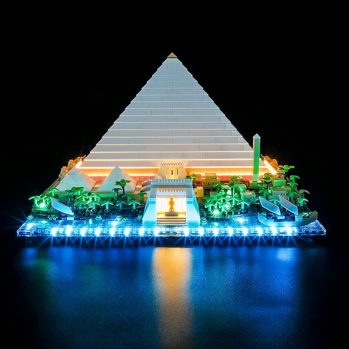 BRIKSMAX Led Lighting Kit for LEGO-21058 Great Pyramid of Giza - Compatible with Lego Architecture Building Blocks Model- Not Include The Lego Set