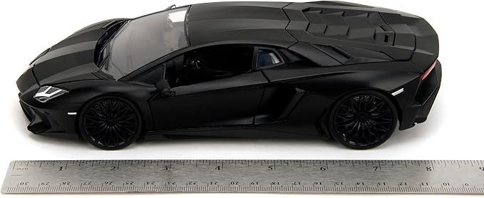 Jada Fast & Furious Shaw's Lamborghini Aventador SV – Die-Cast Vehicle, Opening Doors, Hood & Trunk, 1:24 Scale