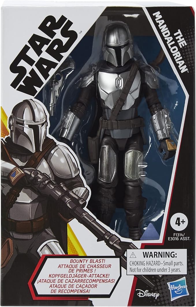 STAR WARS Galaxy of Adventures The Mandalorian 5-Inch-Scale Figure 2 Pack with Fun Blaster Accessories, Toys for Kids Ages 4 and Up (Amazon Exclusive)