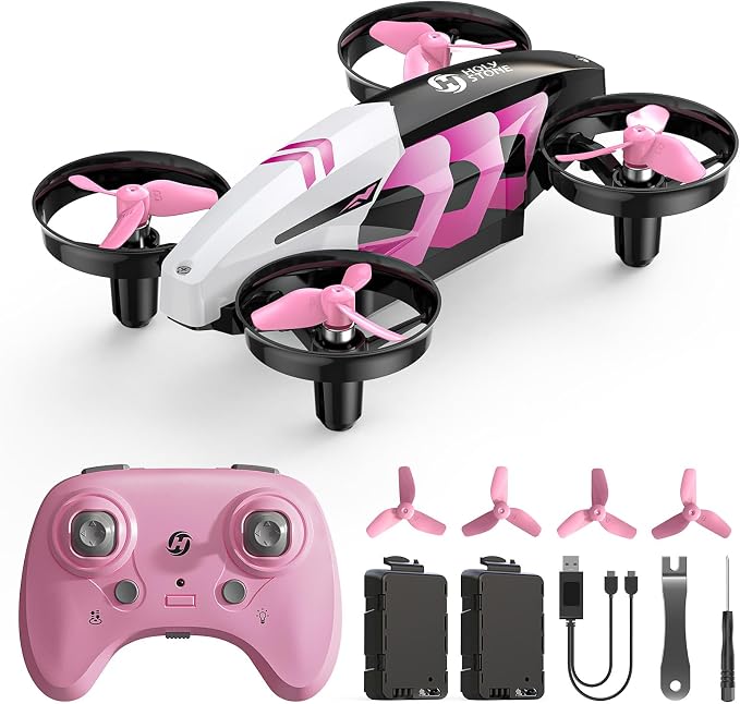 Holy Stone HS210T Drones for Kids, 2 IN1 MINI Indoor Drone with Land & Fly Mode, Four Posture Deformations RC Quadcopter with 3D Flip, Auto Hovering, Easter day& Birthday Toy Gift for Boys and Girls