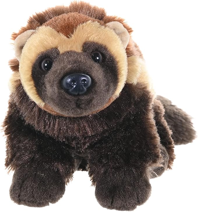 Wild Republic Wolverine Plush, Stuffed Animal, Plush Toy, Gifts for Kids, Cuddlekins 12 Inches, Multicolor