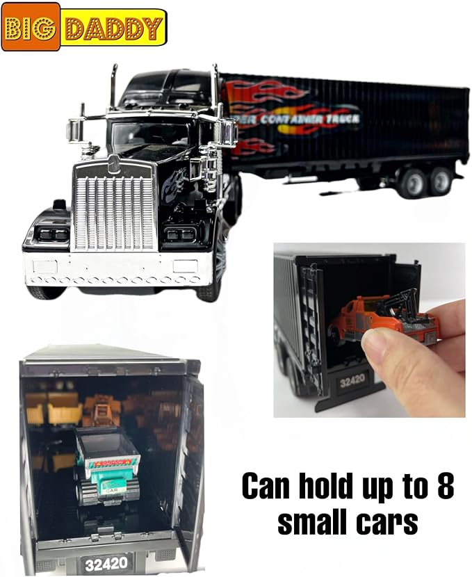 Big Daddy Heavy Duty Tractor Trailer Cargo Transporter with Cargo Hold