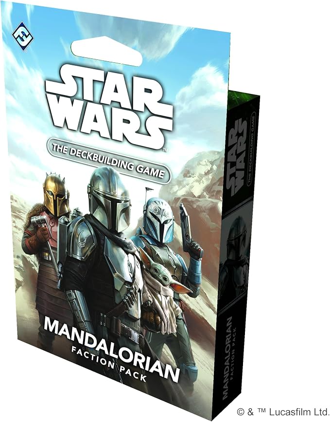 Asmodee Star Wars: The Deckbuilding Game: Mandalorian Faction Pack - Play as The Mandalorian, Bounty Hunters & Troopers, Strategy Game for Kids & Adults, Ages 12+, 2 Players, 30 Minute Playtime