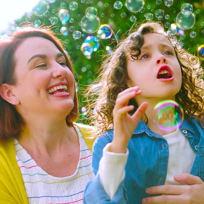 Gazillion 8 Ounce Bubble Solution 4 Pack - Great Bubbles for Kids, Great for Kids Parties, Non-Toxic & Safe