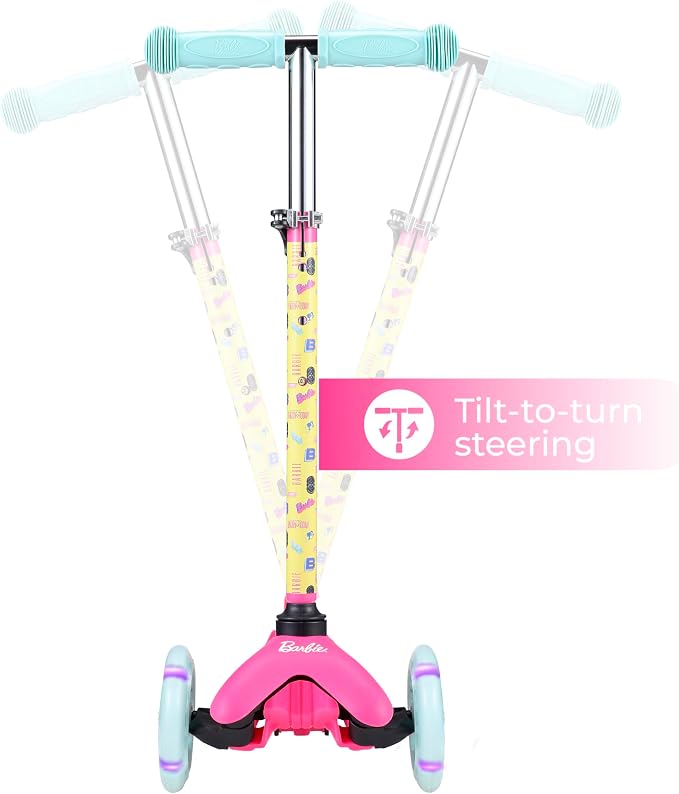 Kick Scooter for Kids, 3 Wheel Self Balancing, Light Up LED Wheels