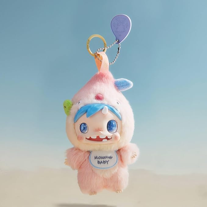 POP MART POLAR-Monster Baby Collection Series Plush Pendant Ver.1 Blind Box, Collectible Toys Decorations, Holiday Birthday Gifts for Girls and Boys, Single Box