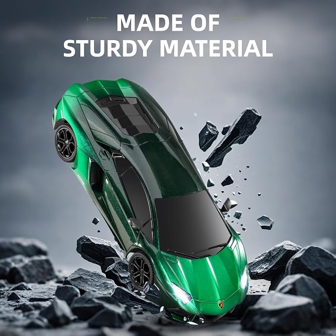 MIEBELY Lamboghini RC Car - 1:24 Scale Lambo Toy 3.7V 500mAh, LP700 Fast Remote Control Car for Boys 8-12, Rc Race Model Birthday Gifts for Kids Adults Boys Girls Age 6-12 Year Old