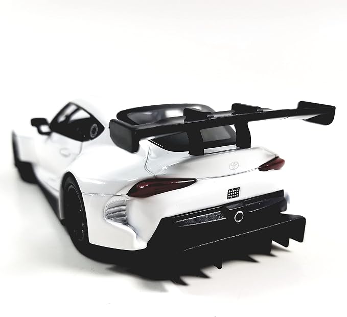 KiNSMART - Toyota GR Supra Concept Racing Edition 1:36 Scale 5" Die Cast Metal Super Sports Toy Car (White)