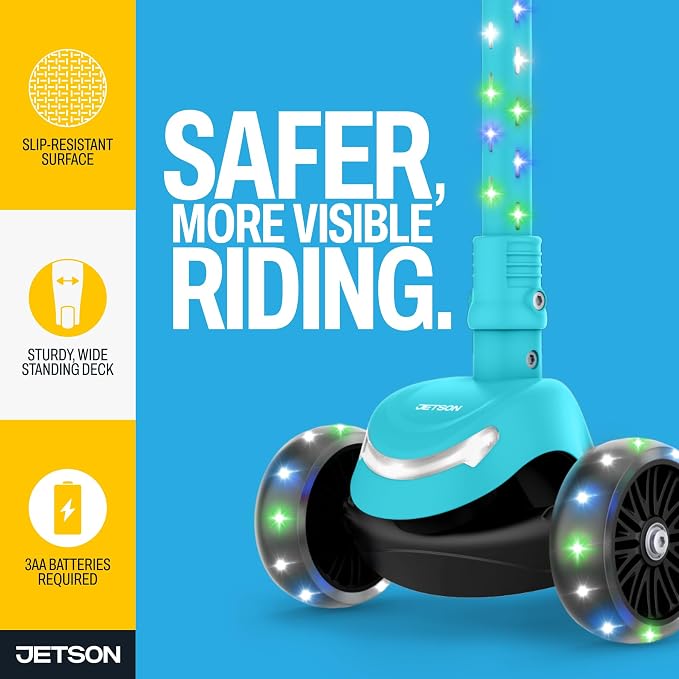Jetson Scooters - Jupiter Mini Kick Scooter, Foldable, Lightweight, Portable