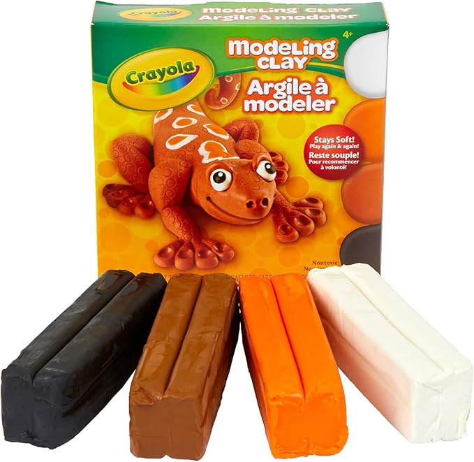 Crayola Modeling Clay, Non Drying, Assorted Colors, 1lb
