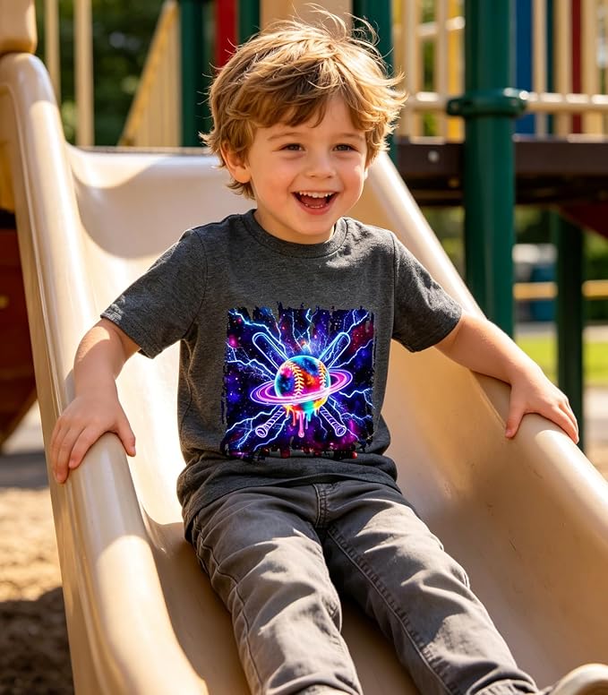 Lovekider Cotton Shirt for 3-6T Boys Truck Dinosaur Toddler Kids T-Shirt Short Sleeve Excavator Construction T-Rex Tee Shirts