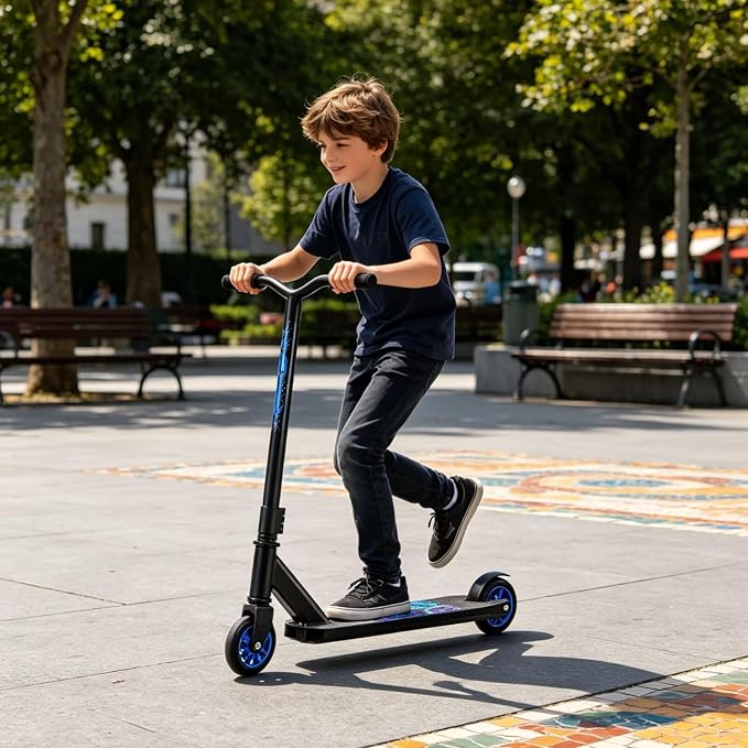 Pro Scooters Stunt Scooter For Kids 8 Years and Up Adults Complete Trick Scooter for Intermediate,Beginner,Advanced and Professional Riders Teens Cool Pro Scooter for Freestyle Tricks & BMX Stunts