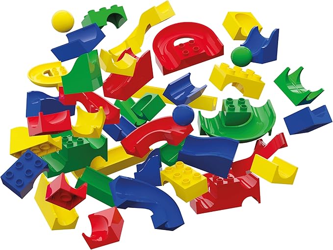 Hubelino 128 Piece Run Elements - The Original Marble Run Expansion Set - Made in Germany