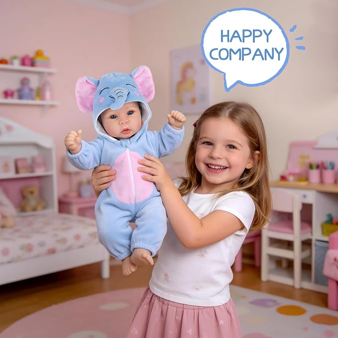 Aori Baby Doll Boy 17 inches, Real Life Baby Boy Dolls with Feeding Kit Included, Life Like Newborn Boy Baby Doll that Look Real, Ideal Gift for Kids, Birthday, Pretend Play