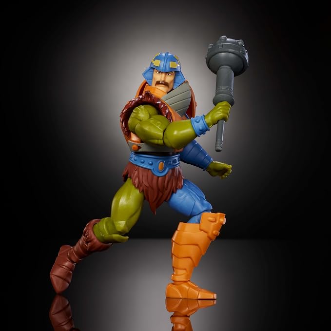 Masters of the Universe Origins Action Figure 200X Cartoon Collection Man At Arms, 5.5 Inch 1980s Motu TV Hero, Detailed Design & Mace Accessory