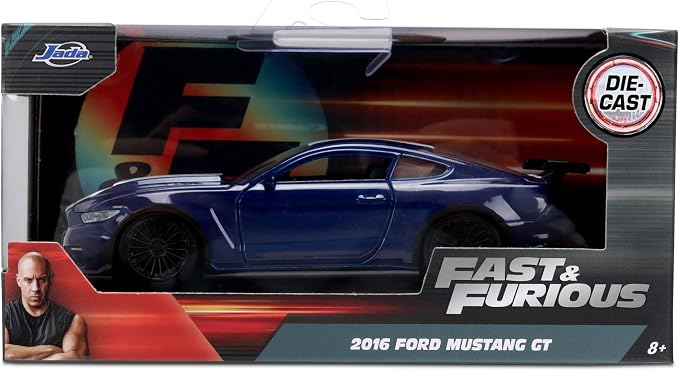 Jada Fast & Furious 1:32 2016 Ford Mustang Die-Cast Car, Toys for Kids and Adults