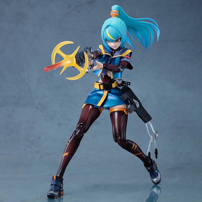 Pipigirl 1/12 Scale Plastic Model Action Figures Kits, Armed Battle Angels Misty Rain, 6 in Anime Collectible Action Figures