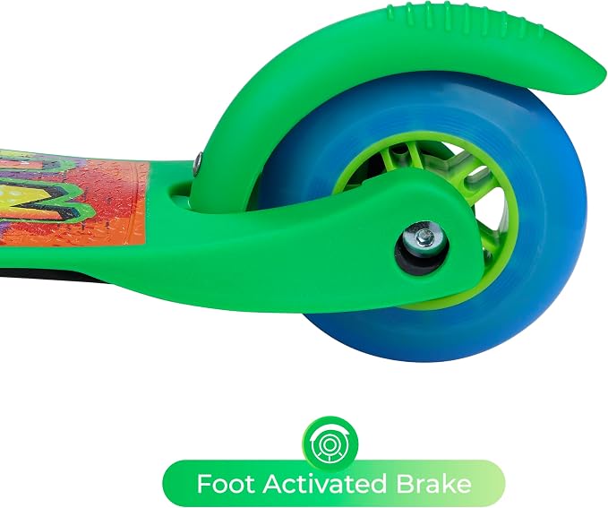Kick Scooter for Kids, 3 Wheel Self Balancing, Light Up LED Wheels