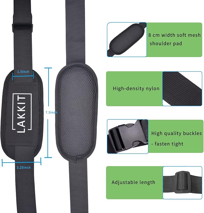 Adjustable Kick Scooter Shoulder Strap, Carrying Strap for Beach Chair, Carrying Shoulder Straps