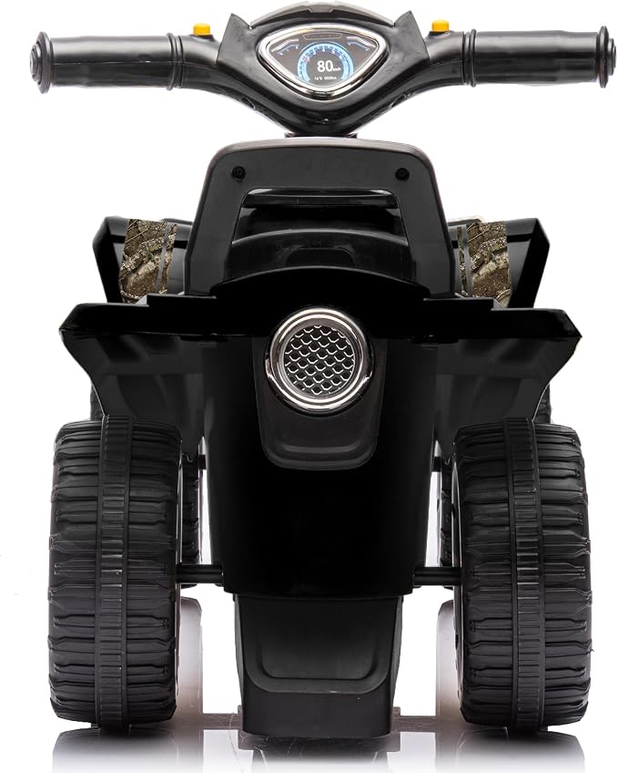 Best Ride On Cars Realtree Officially Licensed Black Quad Push Car for Toddlers 18–36 Months | Foot-to-Floor Ride-On with Horn Sounds, Under-Seat Storage & 4-Wheel Design | Safe Indoor/Outdoor Fun