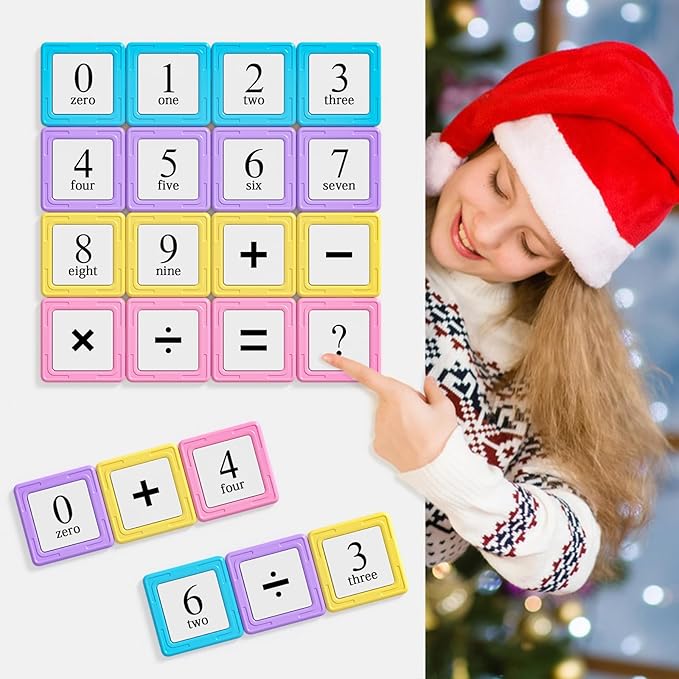 Rurvale Toddler Girl Toys, Magnetic Tiles 44pcs, Birthday Gifts Ideas for Girls Toys Age 3 4 5, Magnetic Blocks, Magnet STEM Montessori Toddler Kids Christmas Toy Gifts for 3 4 5 6 7 Year Old Girls