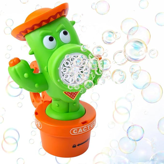 Palksky Bubble Machine for Kids Toddlers, Rechargeable Bubbles Blower Maker with Lights for Parties, Automatic Bubbles Blower Machine for Outdoor Wedding Birthday Party