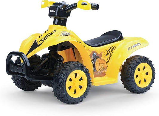 Tonka - 6V ATV Ride On Toy for Kids, LED Headlights, Battery Powered