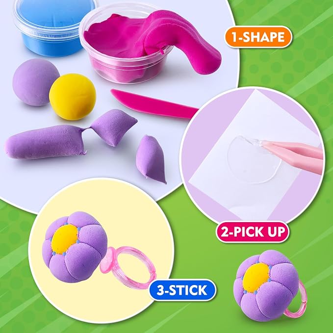 ESSENSON Air Dry Clay - 66 Colors Modeling Magic Clay, Best Gift for Boys & Girls Age 3-12 Year Old, DIY Molding Kids, with Sculpting Tools, Decoration Accessories, Kids Art Crafts