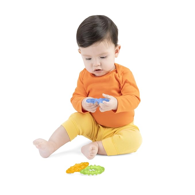 Bright Starts Chill & Teethe Water-Filled BPA-Free Baby Teething Toy, Ages 3 Months+, (Pack of 2)