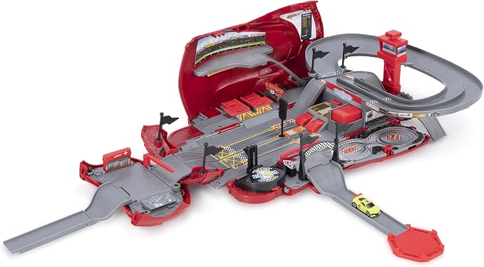 Micro Machines Corvette Raceway Transforming Corvette into Raceway Playset - Toy Cars for Kids and Collectors - Collect Them All - Amazon Exclusive