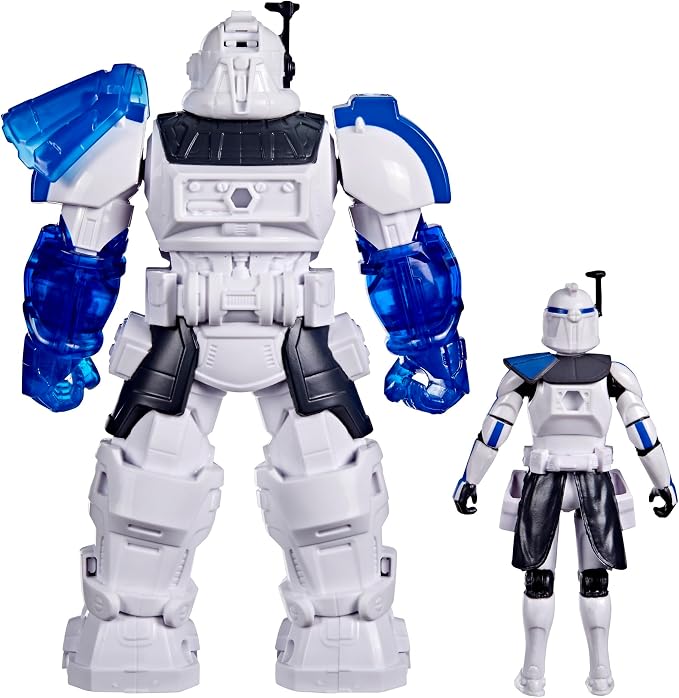 STAR WARS Epic World of Action Clone Captain Rex Mech Force Suit, 6.5-Inch Mech Suit & 4-Inch Action Figure, Toys for Boys & Girls Ages 4+ (Amazon Exclusive)