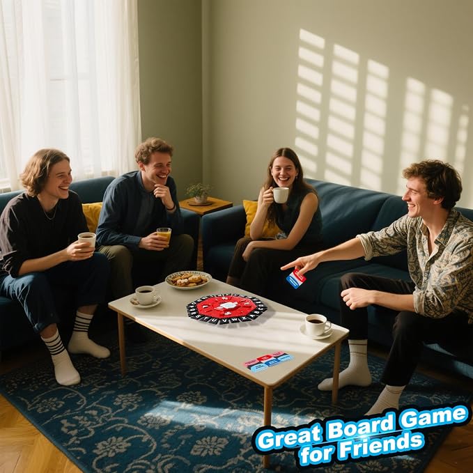 Word Game Family Board Games for Kids & Adults with 2 Modes,220 Topic Categories 24 Letters Pressing Games,Fun Fast-Paced Learning Game with English Pronunciation for Boys Girls Age 3+,35 Cards,Red