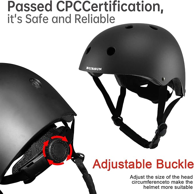 Kids Bike Helmet Adjustable Toddler Bike Helmets for Kids 2-5-8/8-14 Years with Knee Elbow Wrist Pads for GirlsBoys Youth Skateboard Bicycle Helmet for Scooter Roller Skating Balance Bike