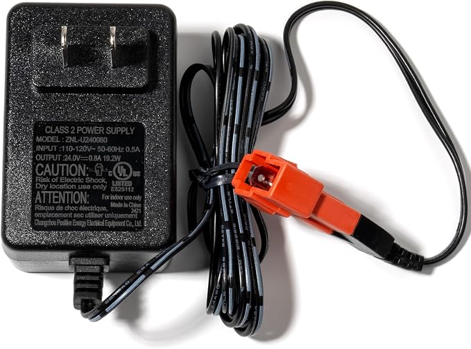 24V Charger for Ride on Toys Car 24 Volt (28.8V) Battery Wire Harness for Kids Electric Car Compatible with First Ride On Ford Bronco Raptor 24V Chevrolet Silverado Replacement Parts