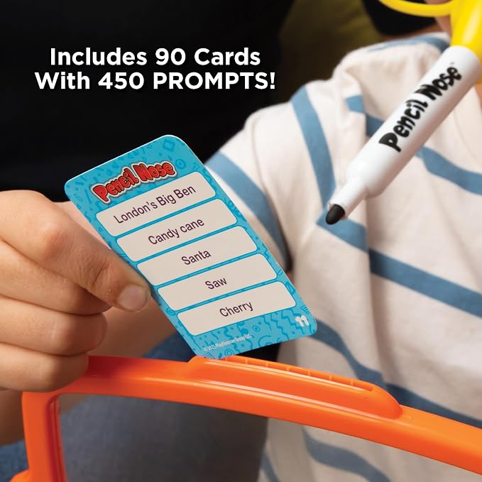 Pencil Nose Board Games for Family Night - The Ultimate Drawing Game - Kids Games, Family Game, Multi-Player, Party Game - Ages 8+