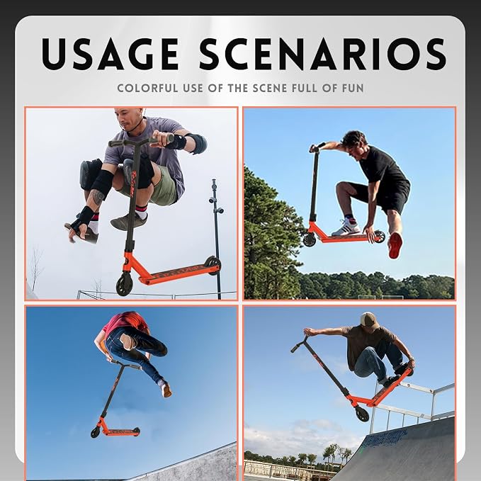 FREEDARE Pro Stunt Scooter, Trick Scooter for Kids, Teens, Boys and Girls, 8 Years Old Above Freestyle Street Scooter for Intermediate and Beginner Skate Park