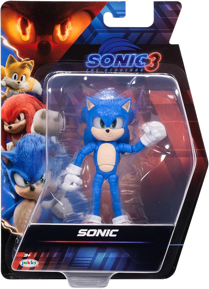 Sonic The Hedgehog 3 Movie Action Figures 5-Inch Collector Toy Figure, Highly Articulated for Boys Girls - Officially Licensed The Hedgehog 3 Movie Product