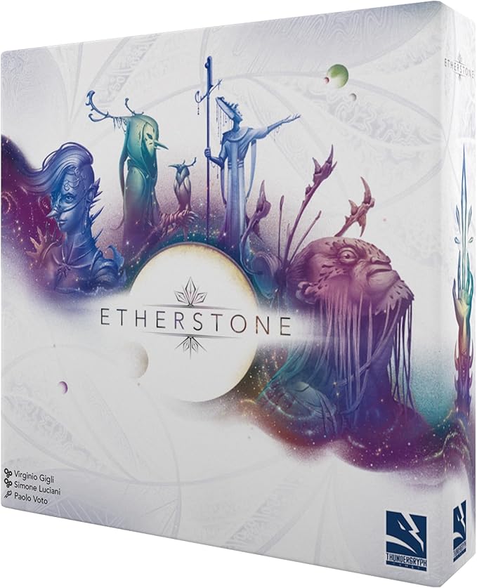 Etherstone Card Game - Evolving Strategy Game with Factions, Dice Drafting, and Unique Leaders, Fun for Kids & Adults, Ages 14+, 2-4 Players, 40-80 Minute Playtime, Made by Thundergryph Games