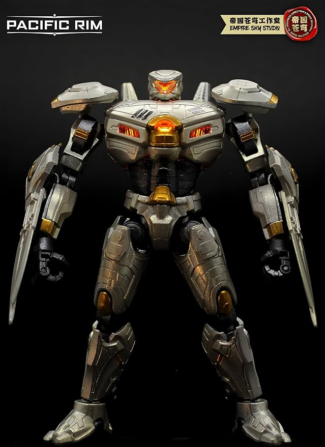 Pipigirl x Empire Sky Studio 1/12 Pacific Rim Mech Action Figure, Boxed Unique Figure Idea, 5 in Assembly Collectible Mecha Action Figures Kits