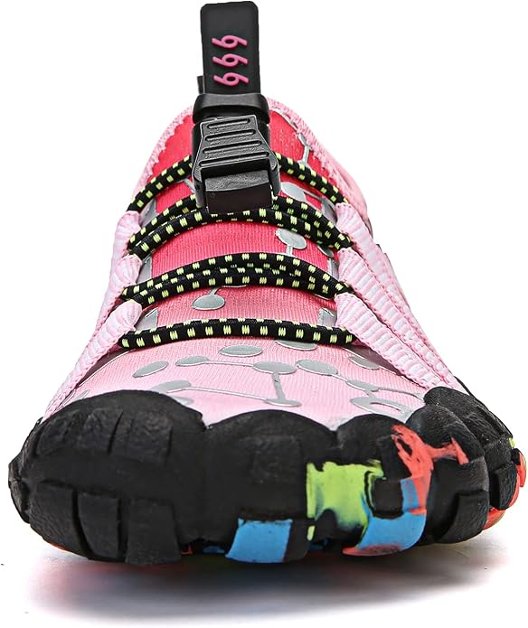 UBFEN Water Shoes for Kids Boys Girls Aqua Socks Barefoot Beach Sports Swim Pool Quick Dry Lightweight Toddler Little Big Kid