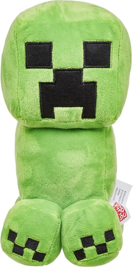 Mattel Minecraft Basic Plush Character Soft Dolls, Video Game-Inspired Collectible Toy Gifts for Kids & Fans Ages 3 Years Old & Up