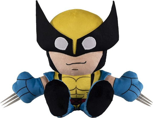 Bleacher Creatures Marvel Wolverine 8" Kuricha Sitting Plush- Soft Chibi Inspired Toy
