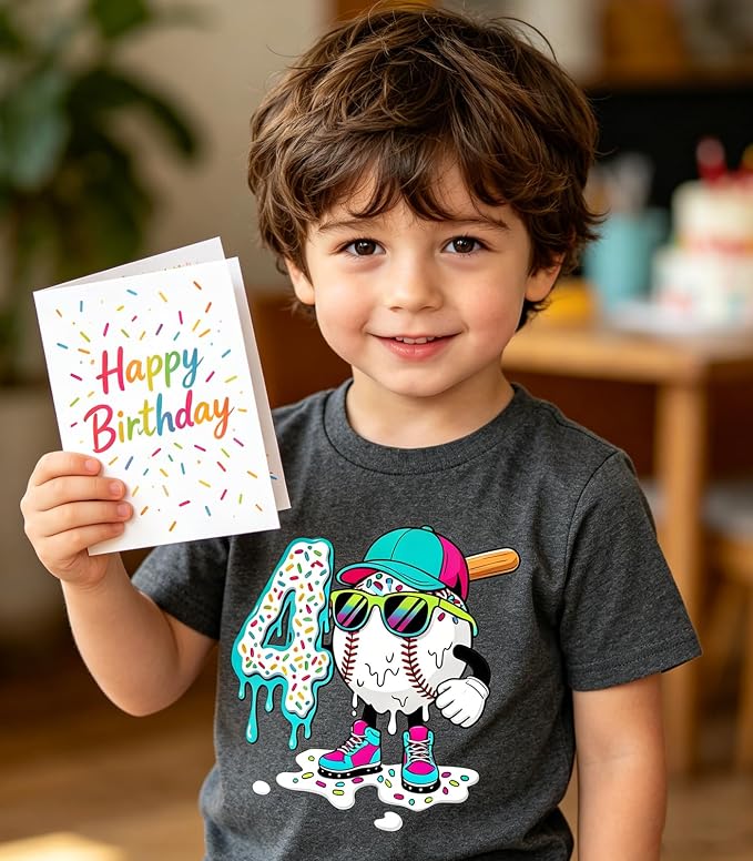 Lovekider 2-5 Years Birthday Boy Shirt Construction Party T-Shirts Excavator Cotton Short Sleeve Tee Dark Grey
