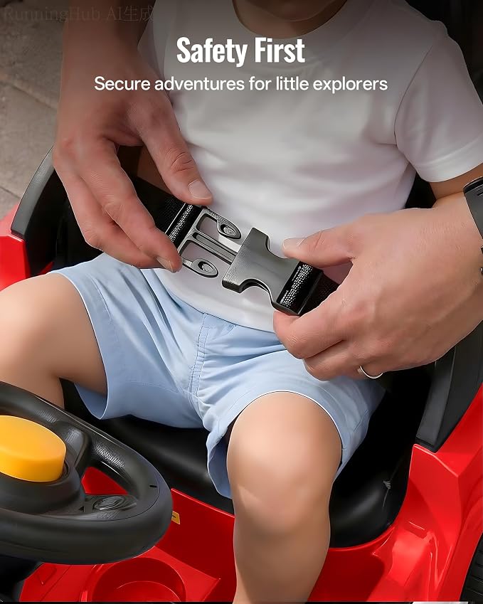 Licensed Dodge Electric Ride on Car for Toddlers Aged 1-3 w/Music & Horn