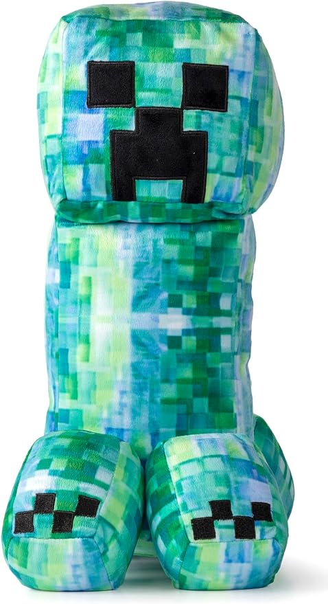 Jay Franco Minecraft Charged Creeper Plush Pillow Buddy - Super Soft Gamer Decor - Polyester Microfiber