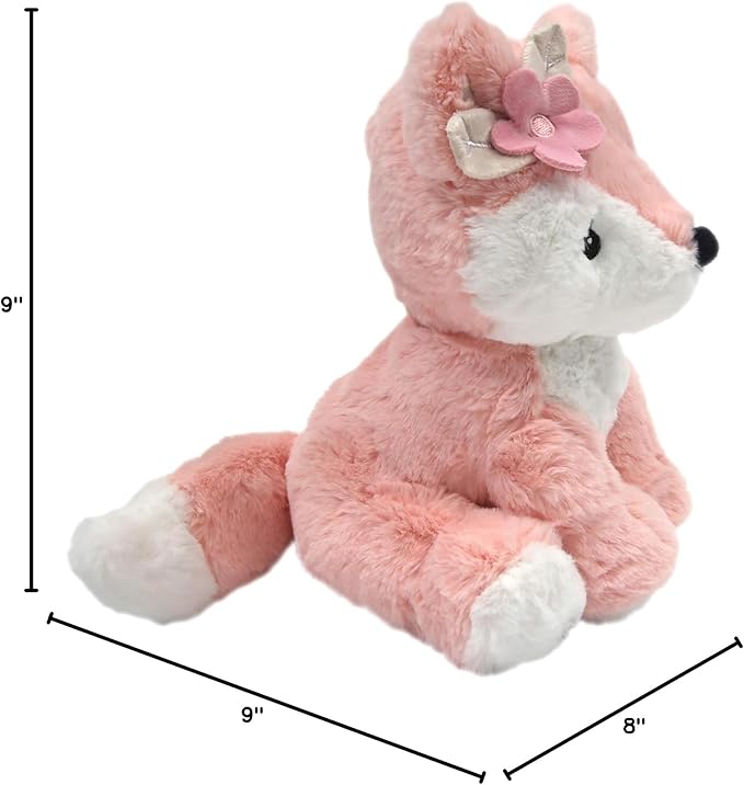 Lambs & Ivy Friendship Tree Plush Pink Woodland Fox Stuffed Animal Toy - Autumn