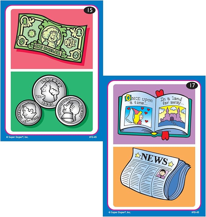 Super Duper Publications | Compare and Contrast Fun Deck | Language Development and Reasoning Skills Flash Cards | Educational Learning Materials for Children