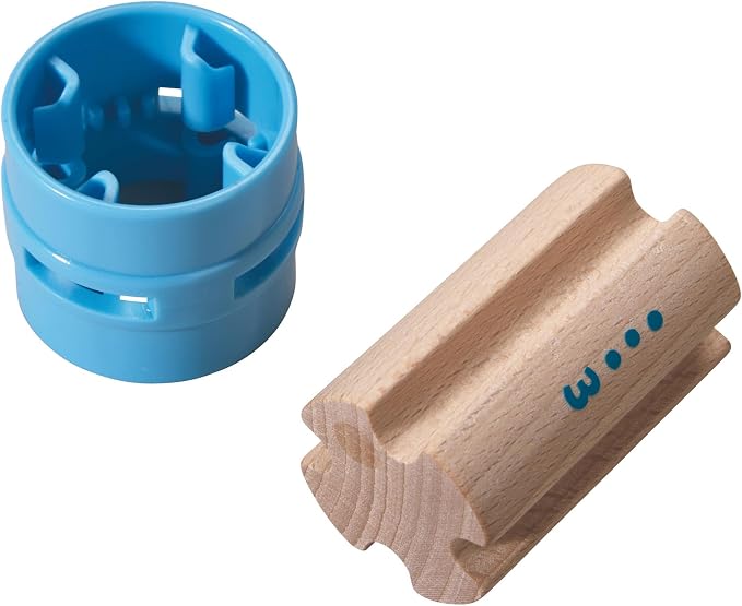 HABA Ball Track Columns Expansion 10 Piece Set - Elevate Your Kullerbu Ball Track Adventure - STEM Toys & Marble Run Building Sets for Kids Ages 2-6