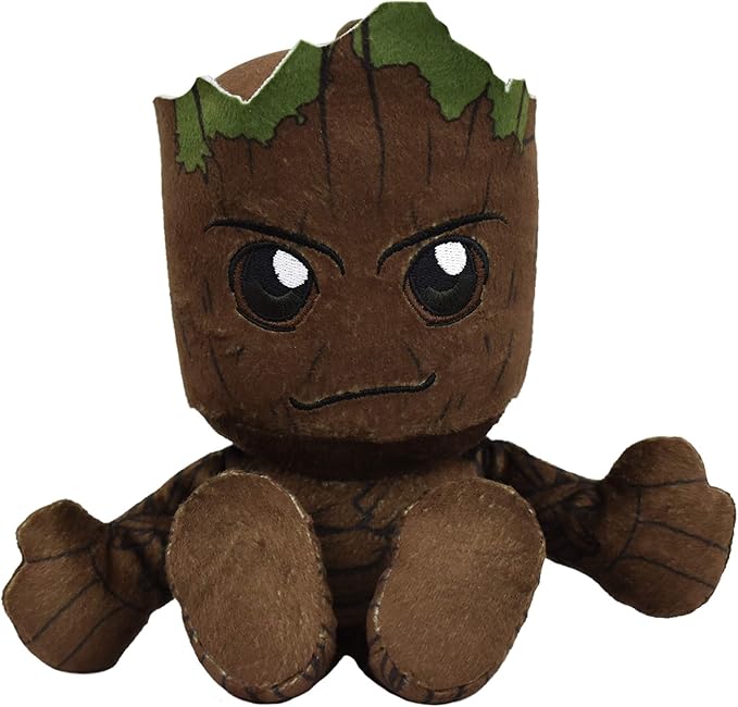 Bleacher Creatures Marvel Groot 8" Kuricha Sitting Plush - Soft Chibi Inspired Toy